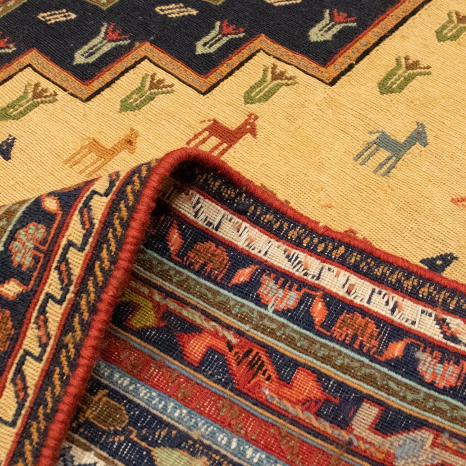 Tapis persan - Nomadic - 302 x 194 cm - or