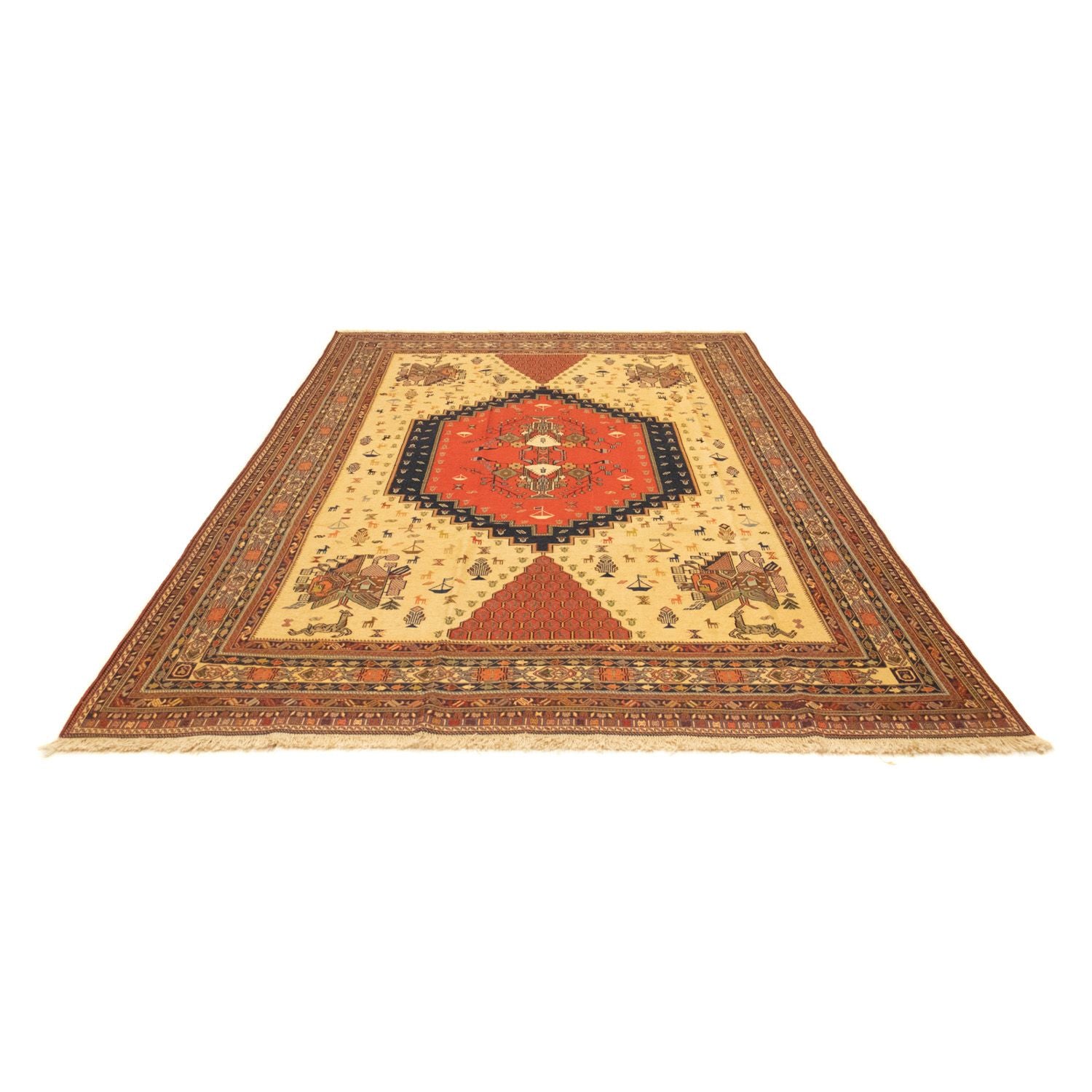 Tapis persan - Nomadic - 302 x 194 cm - or
