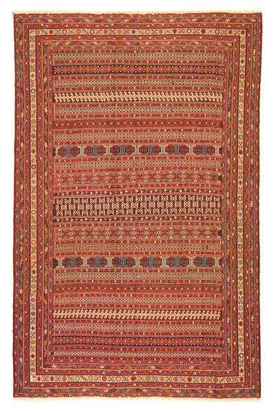 Afshar Sirjan Tapis 196x291cm - Tapis persan