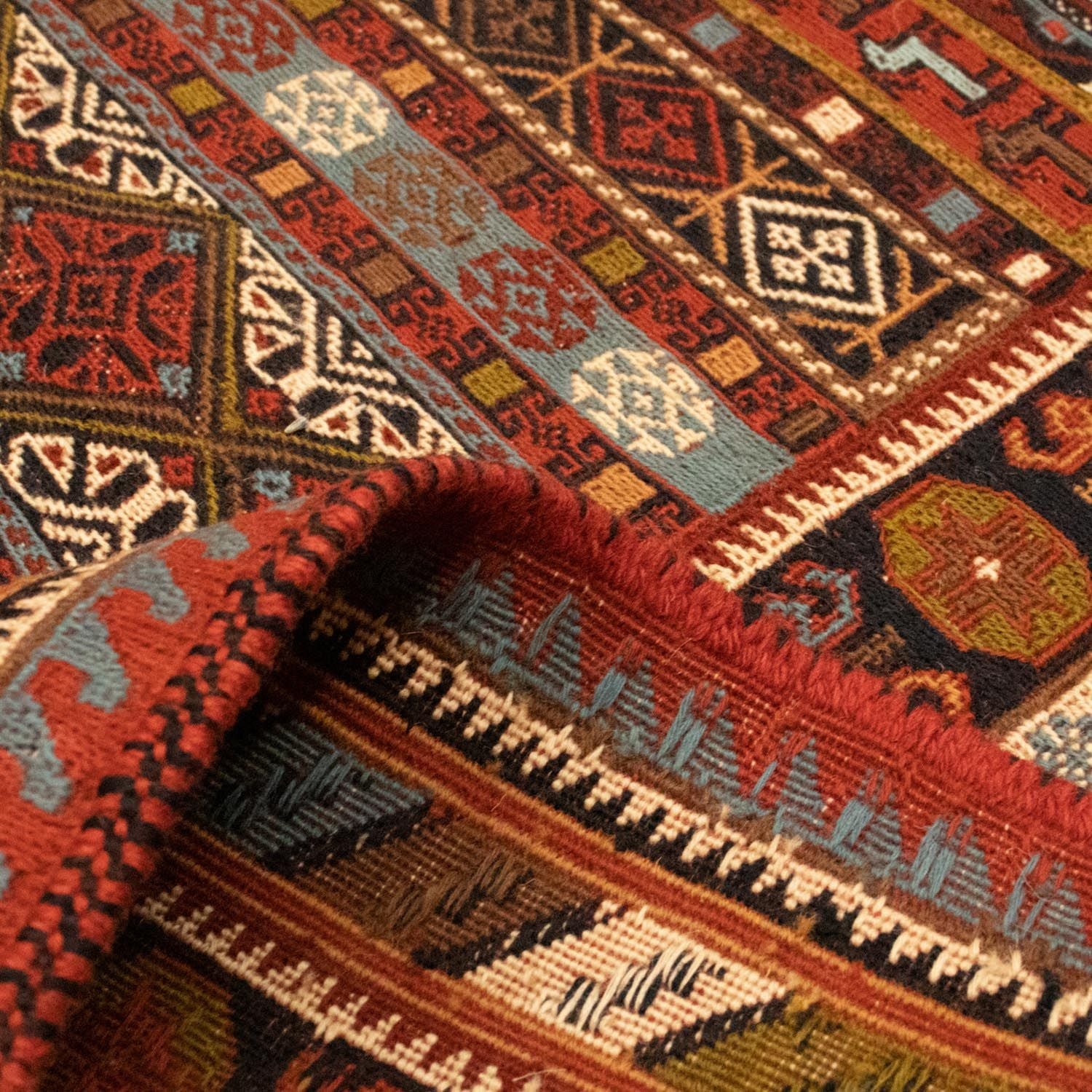 Tapis persan - Nomadic - 293 x 197 cm - multicolore