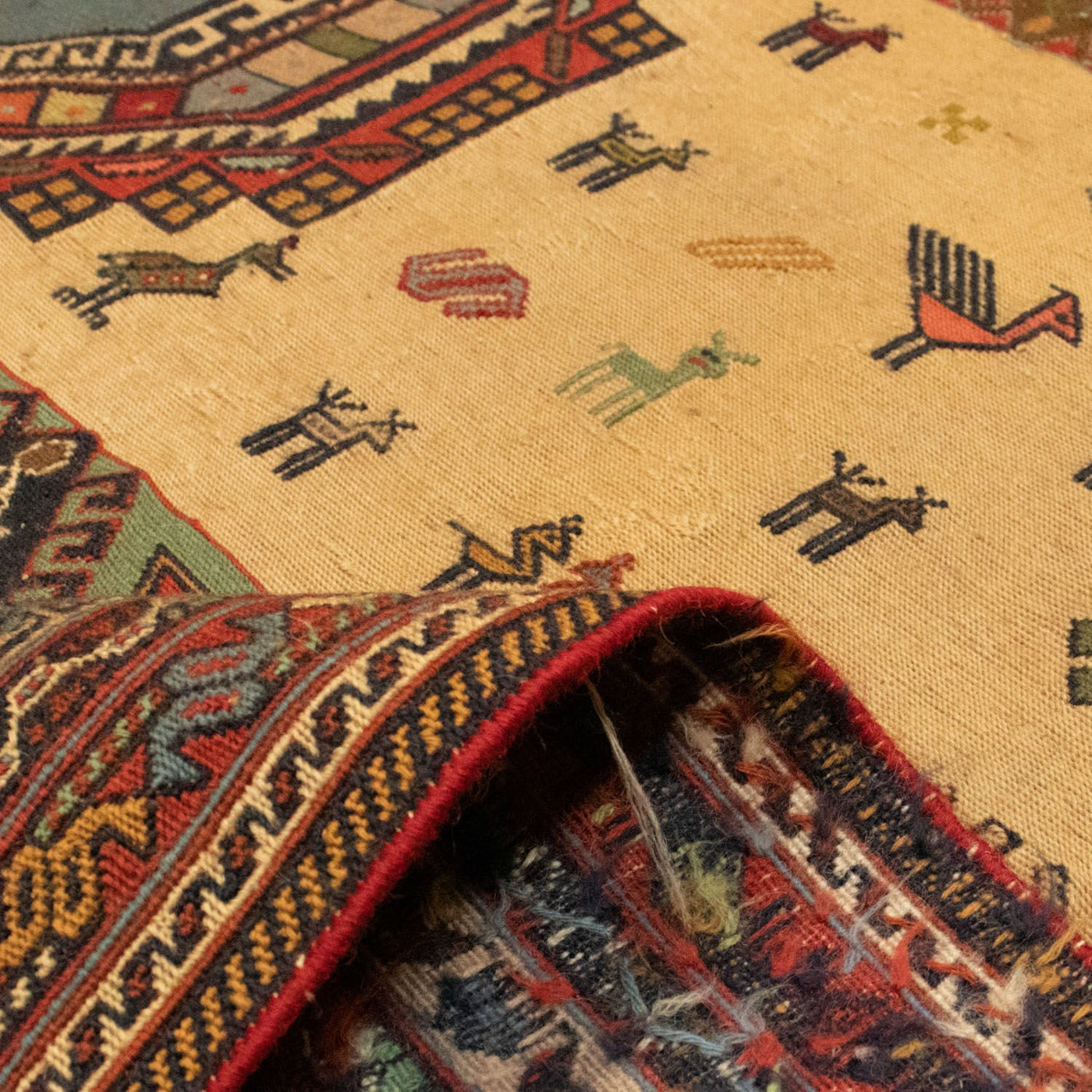 Afshar Sirjan Tapis 298x201cm - Tapis persan