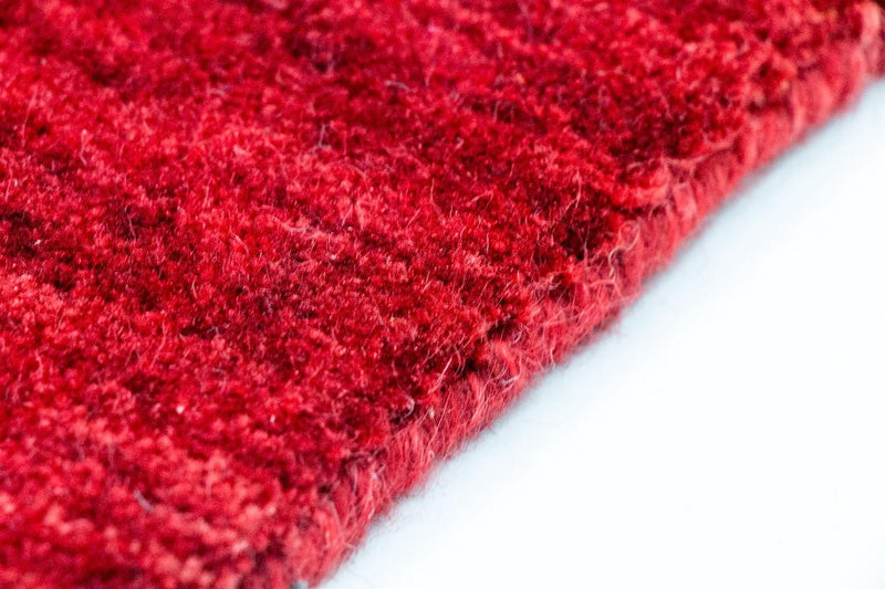 Tapis en laine - 178 x 117 cm - rouge