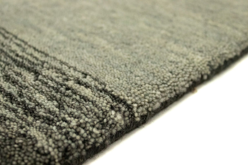 Tapis de couloir Tapis Gabbeh - Indus - 200 x 80 cm - argent