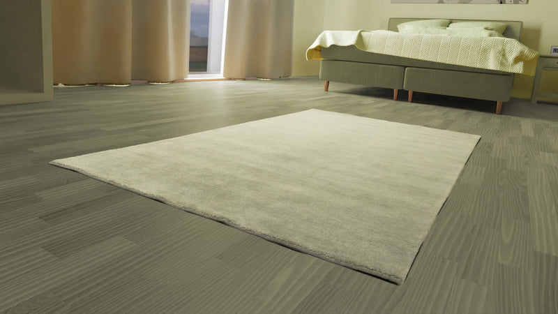 Tapis Gabbeh - Indus - 160 x 90 cm - argent