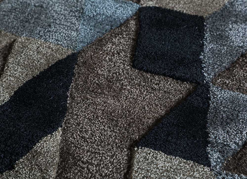 Tapis en laine - 240 x 150 cm - anthracite