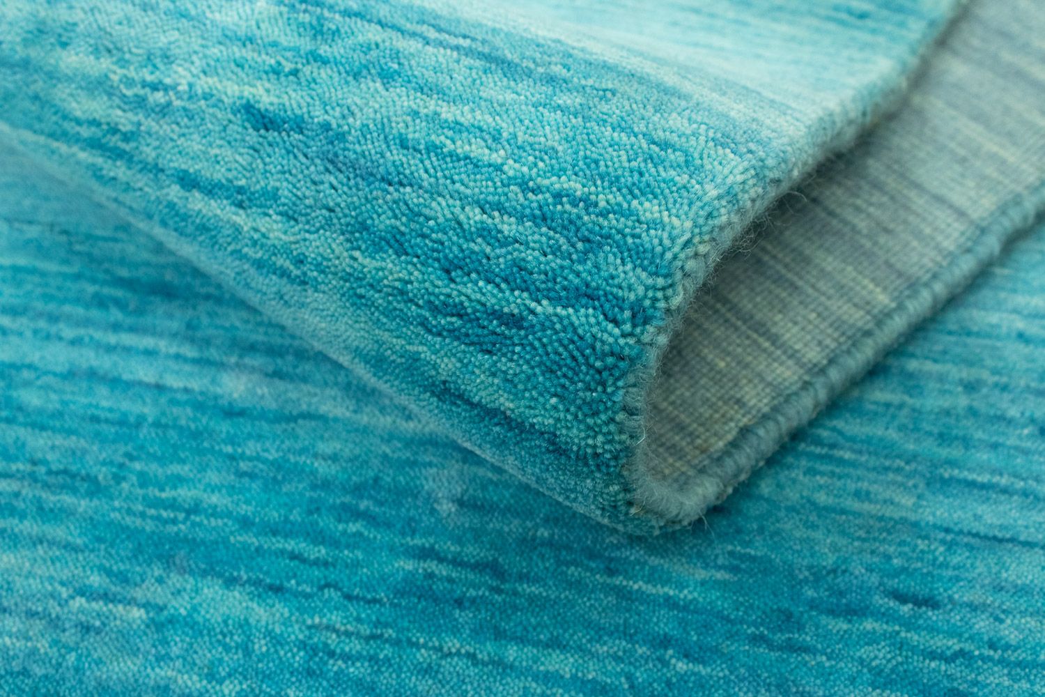 Tapis Gabbeh - Loribaft Softy - 400 x 300 cm - turquoise