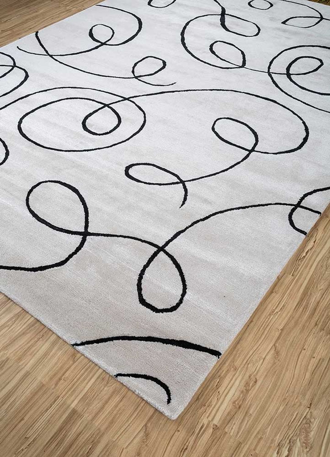 Tapis en laine - 330 x 240 cm - gris clair