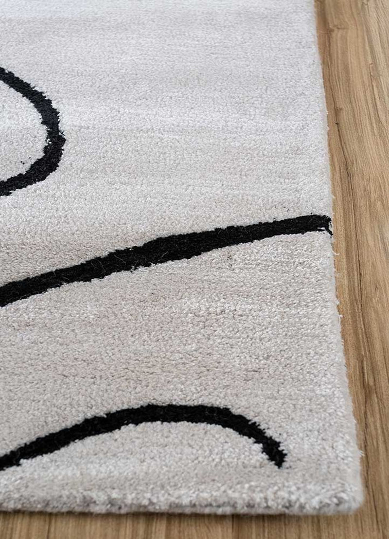 Tapis en laine - 330 x 240 cm - gris clair