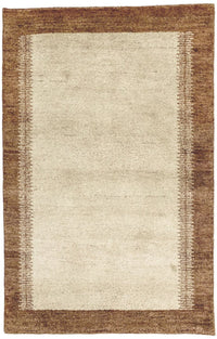 Tapis Gabbeh - Indus - 165 x 110 cm - beige