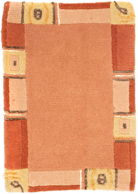 Tapis Népalais - 60 x 40 cm - rose