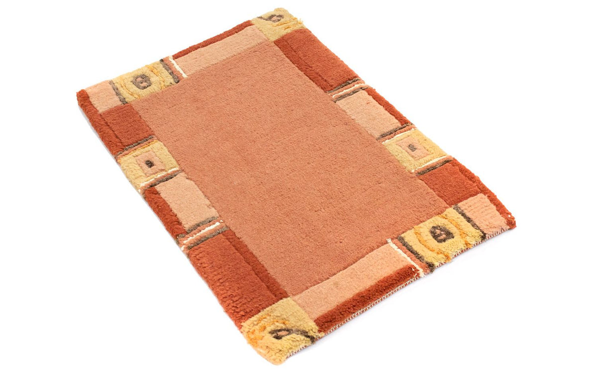 Tapis Népalais - 60 x 40 cm - rose