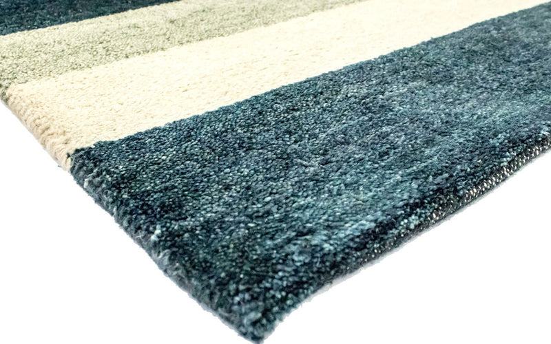 Tapis Gabbeh - Indus - 165 x 110 cm - vert