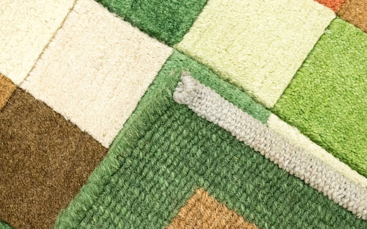 Tapis Népalais - 230 x 160 cm - vert