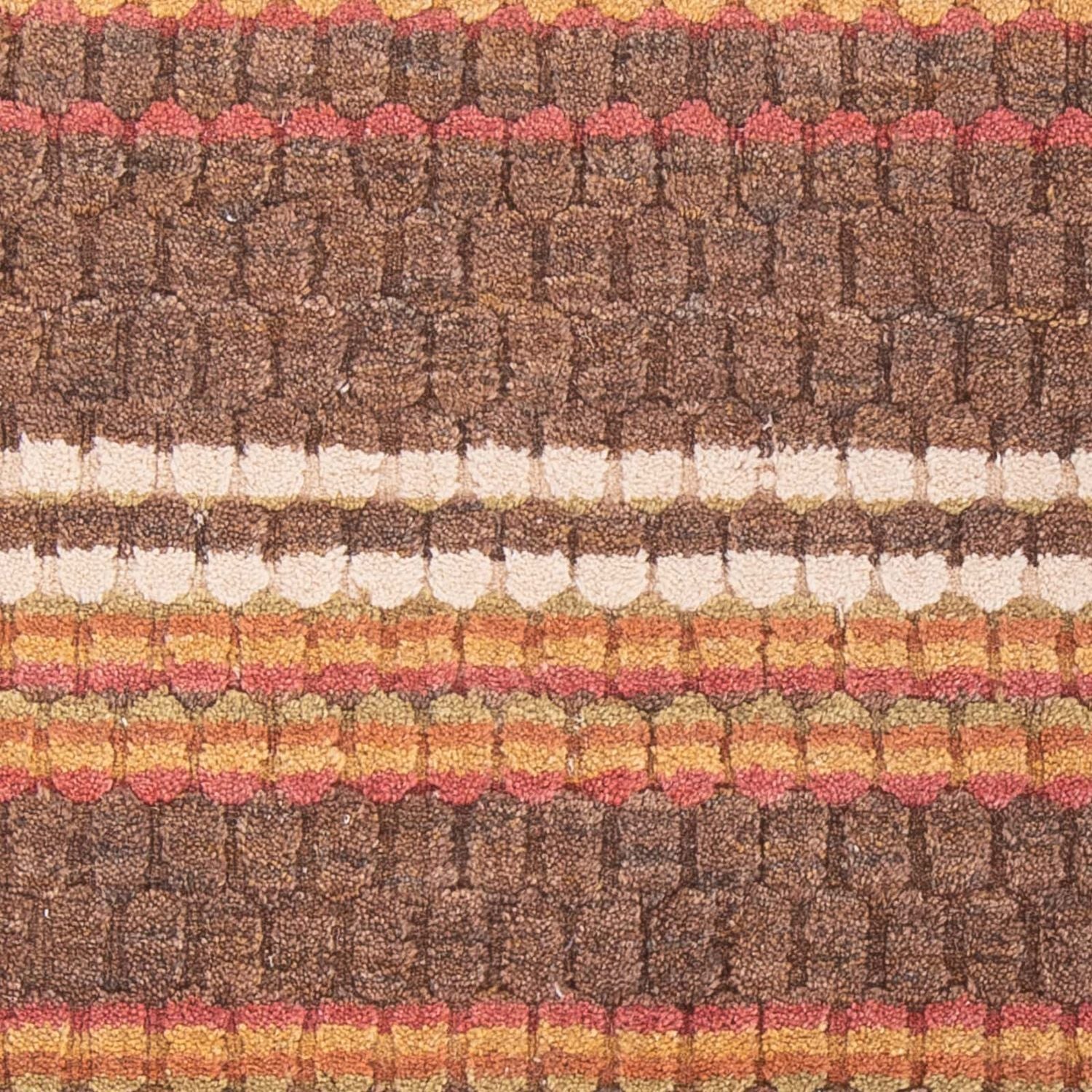Tapis Gabbeh - Loribaft Softy - 150 x 100 cm - marron foncé