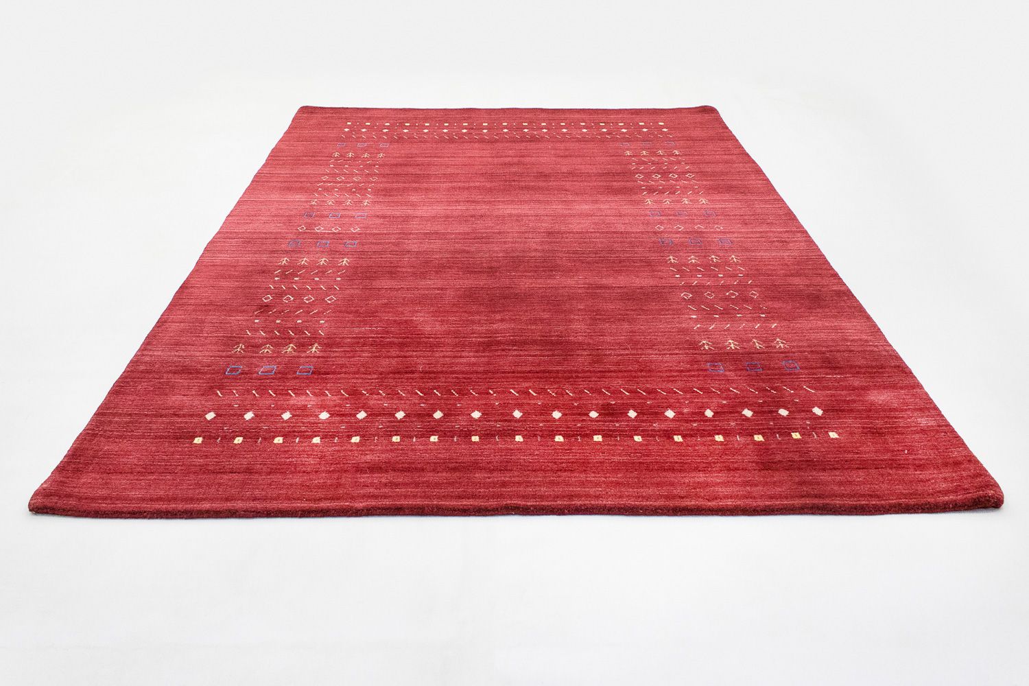Tapis en laine - 240 x 170 cm - rouge