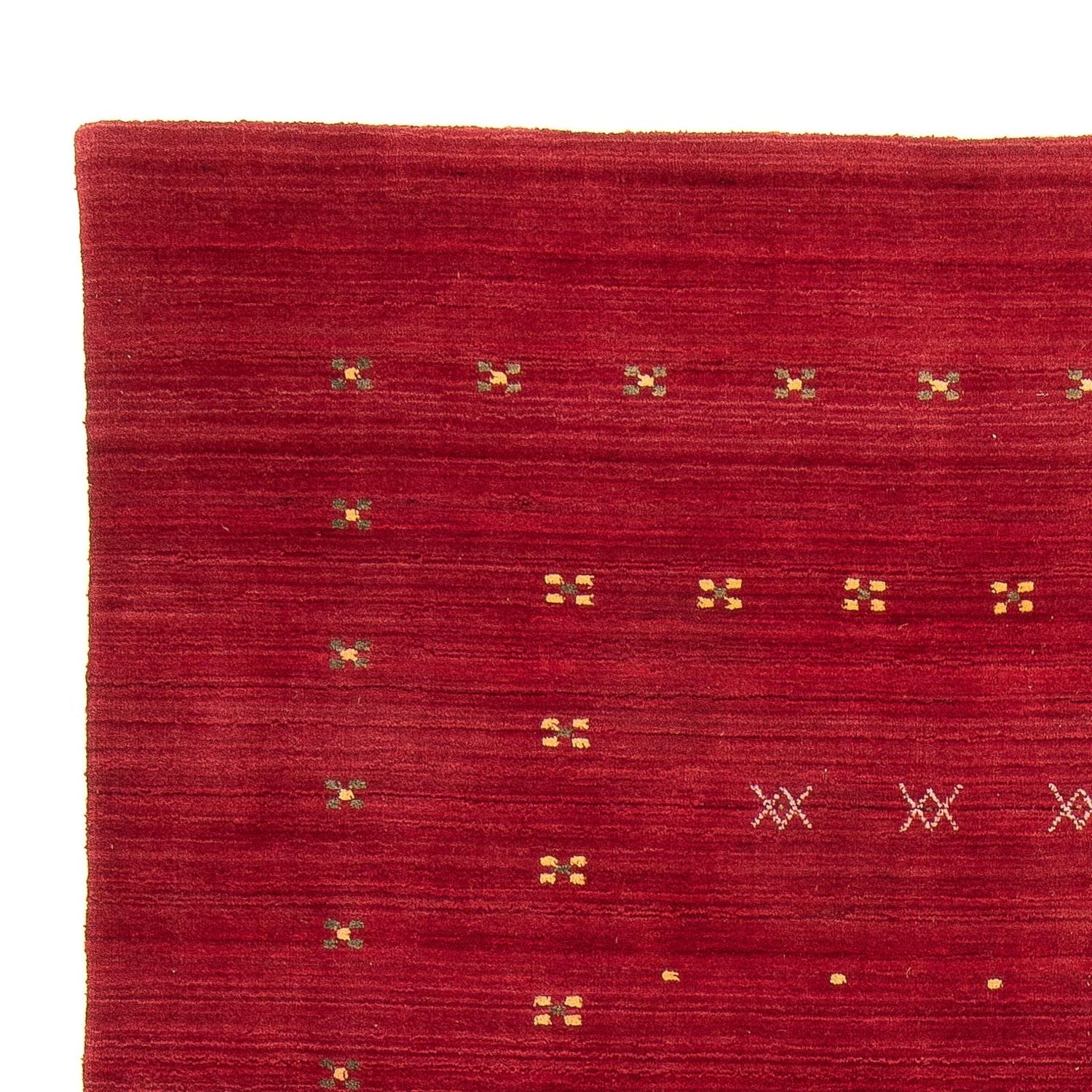 Tapis Gabbeh - Loribaft Softy - 240 x 170 cm - rouge foncé