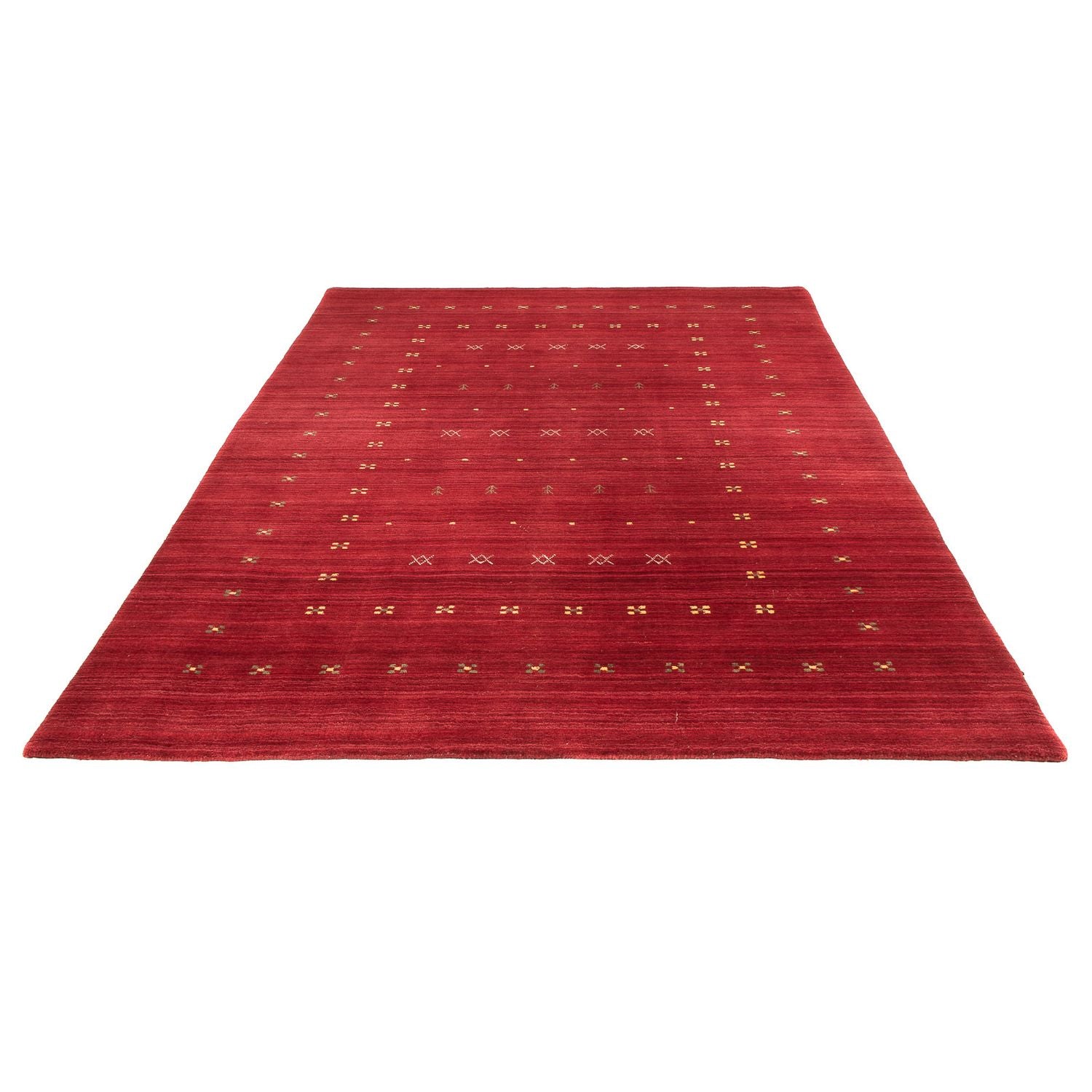 Tapis Gabbeh - Loribaft Softy - 240 x 170 cm - rouge foncé