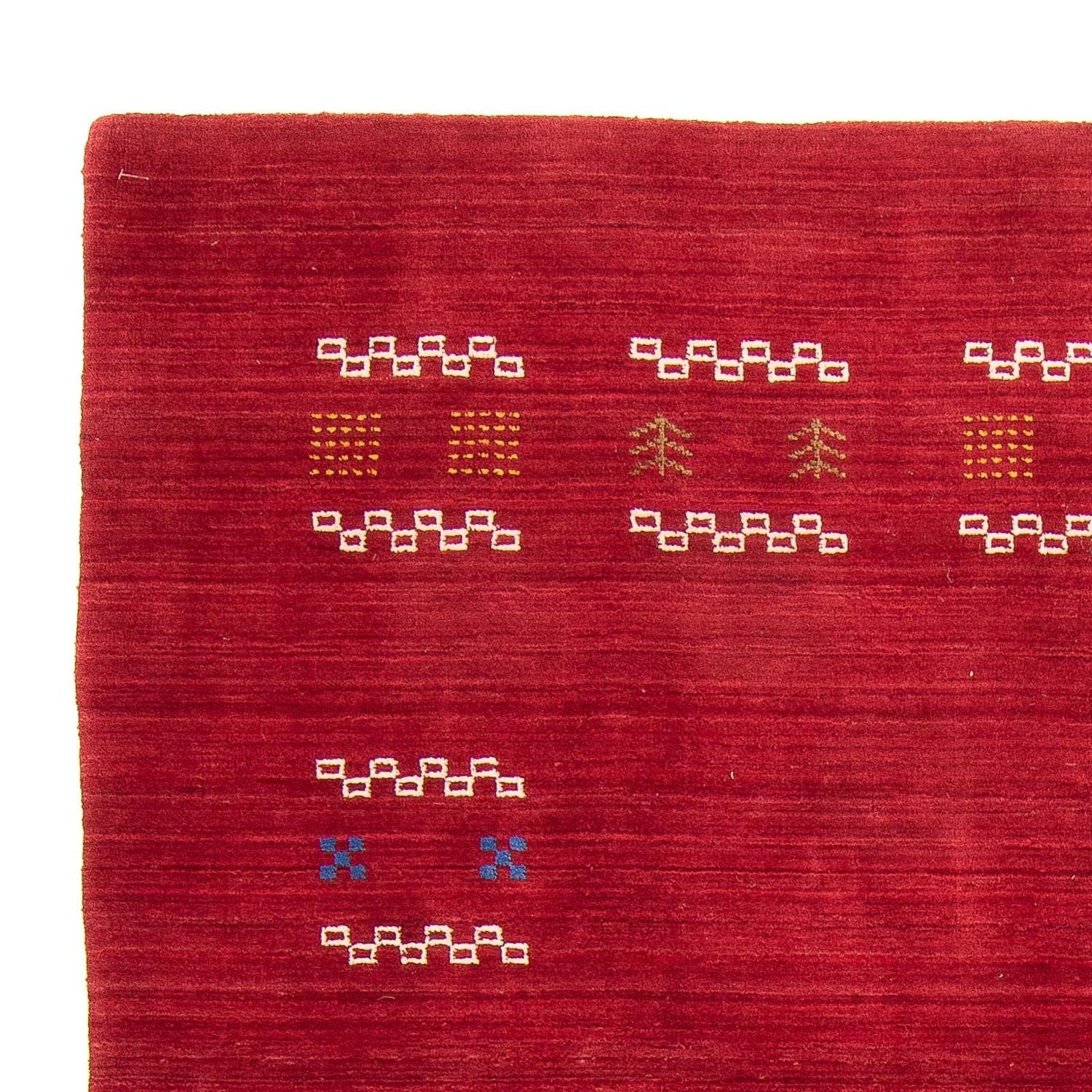 Tapis Gabbeh - Loribaft Softy - 240 x 170 cm - rouge foncé