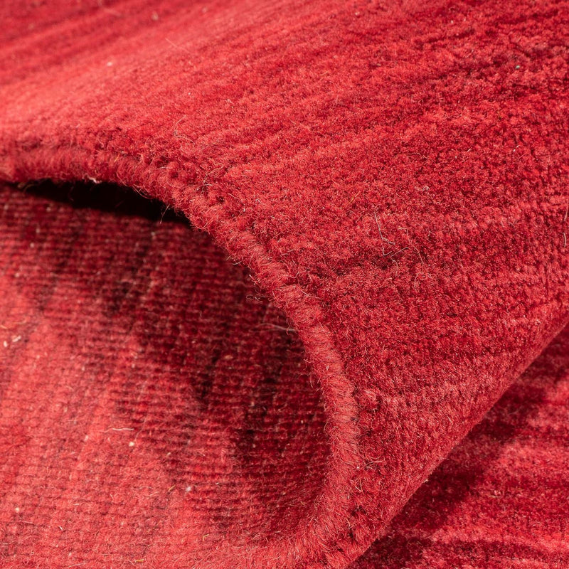 Tapis Gabbeh - Loribaft Softy - 240 x 170 cm - rouge foncé