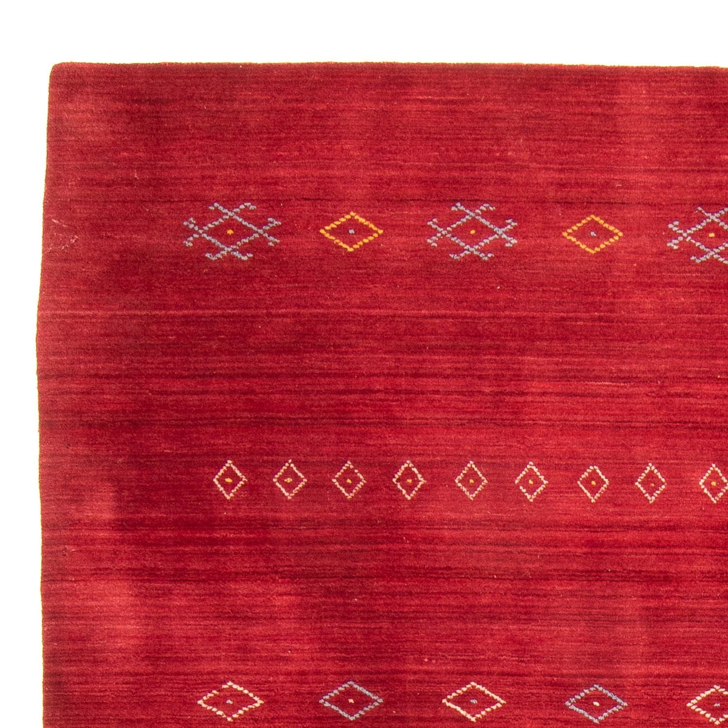 Tapis Gabbeh - Loribaft Softy - 240 x 170 cm - rouge foncé