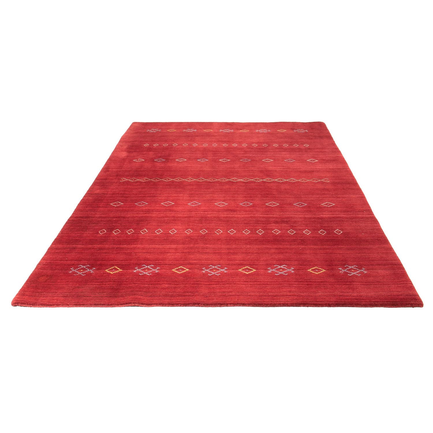 Tapis Gabbeh - Loribaft Softy - 240 x 170 cm - rouge foncé