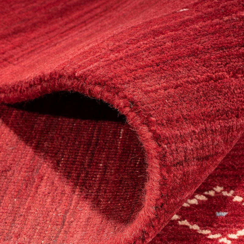Tapis Gabbeh - Loribaft Softy - 240 x 170 cm - rouge foncé