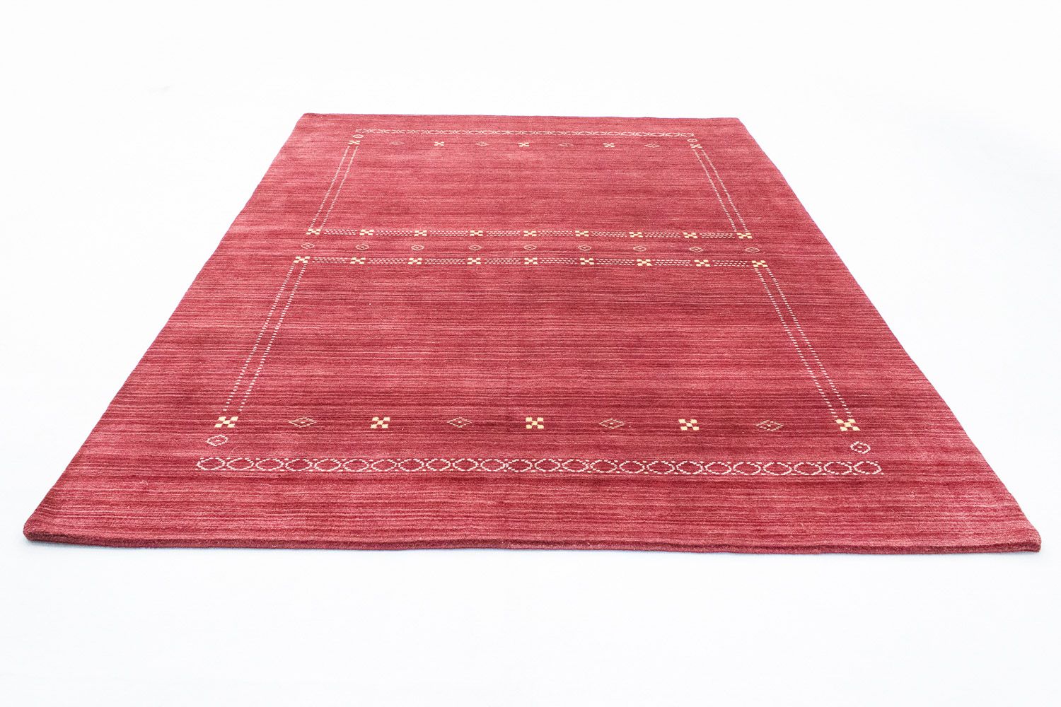 Tapis en laine - 240 x 170 cm - rouge
