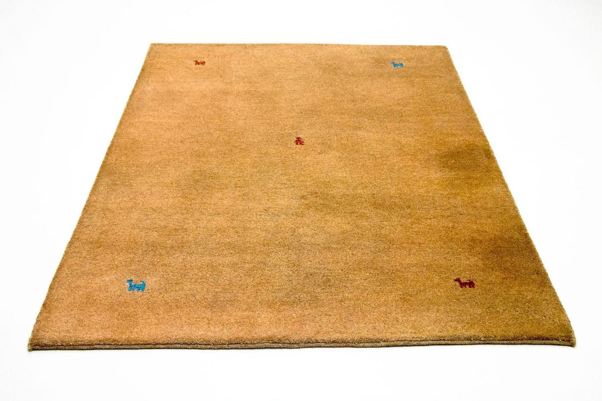 Tapis Gabbeh - Indus - 200 x 140 cm - marron