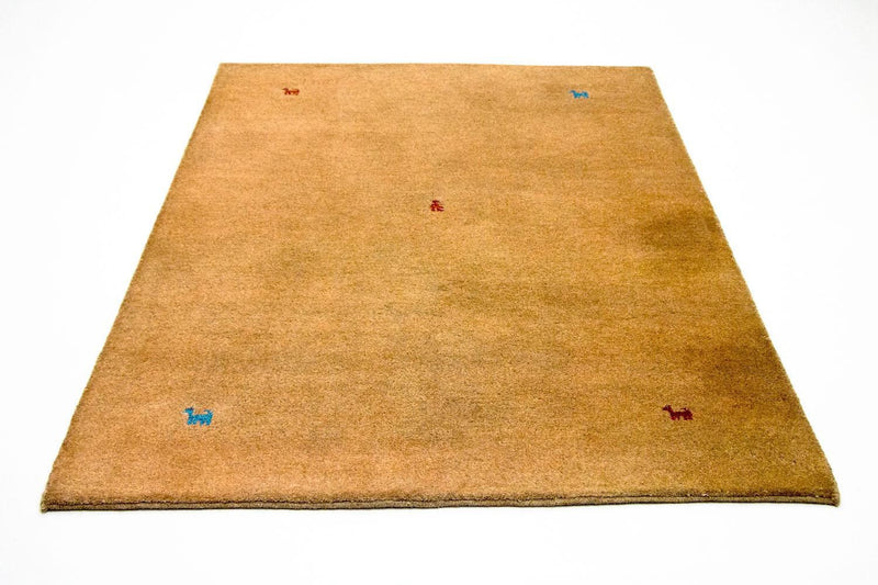 Tapis Gabbeh - Indus - 200 x 140 cm - marron