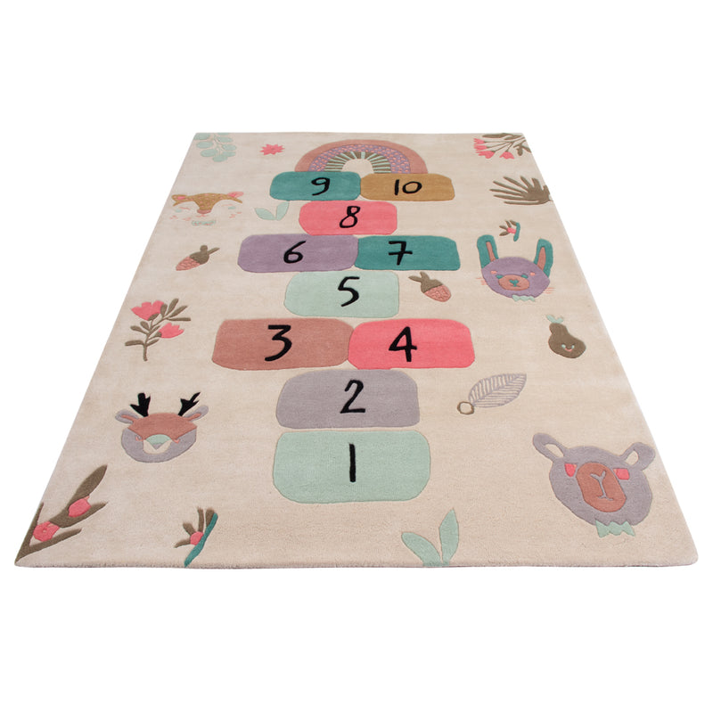Marelle Chiffres Tapis de Jeu