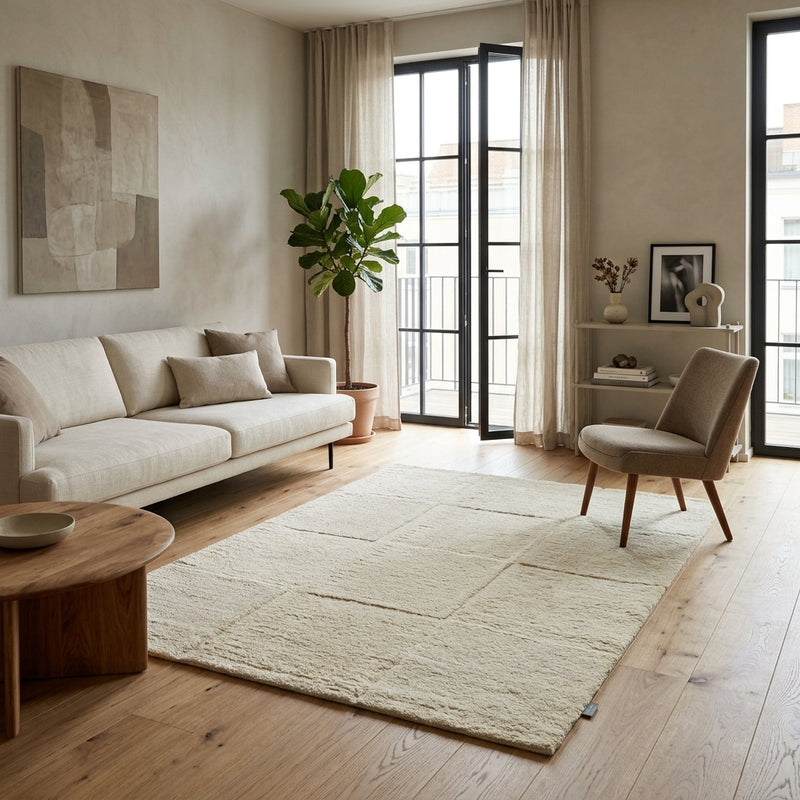 Tapis en laine Modern Merino - Tapis en laine