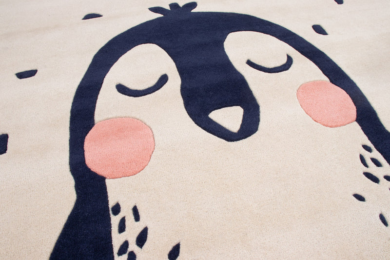 Tapis pour enfants Pinguin Antarktika - Tapis en laine