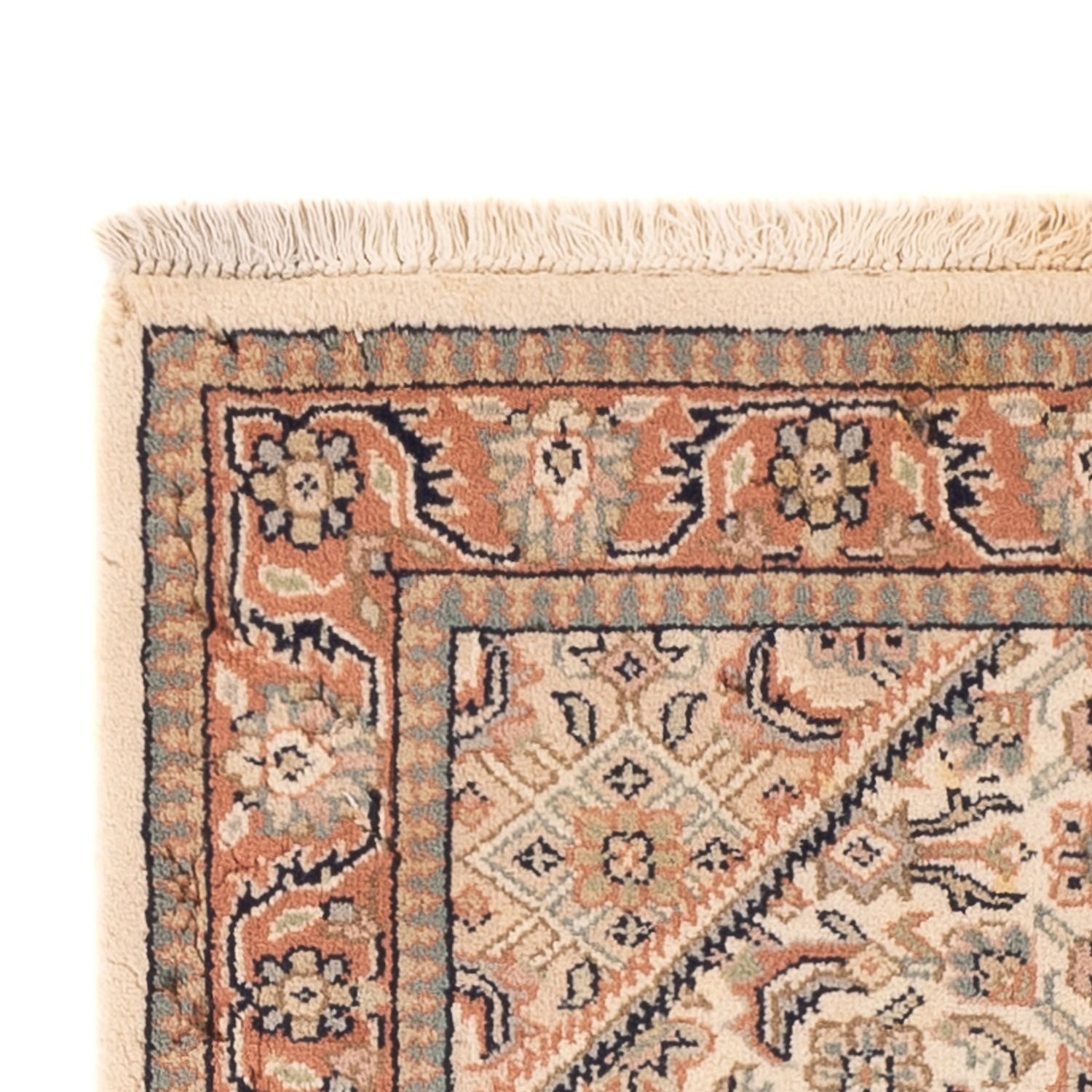Tapis oriental - Bidjar - Indus - 140 x 70 cm - beige foncé