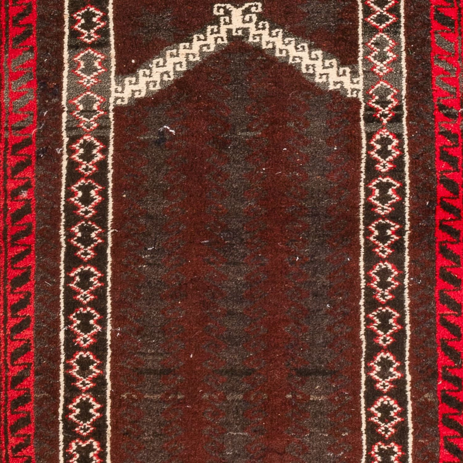 Tapis Belutsch - 147 x 97 cm - rouge foncé