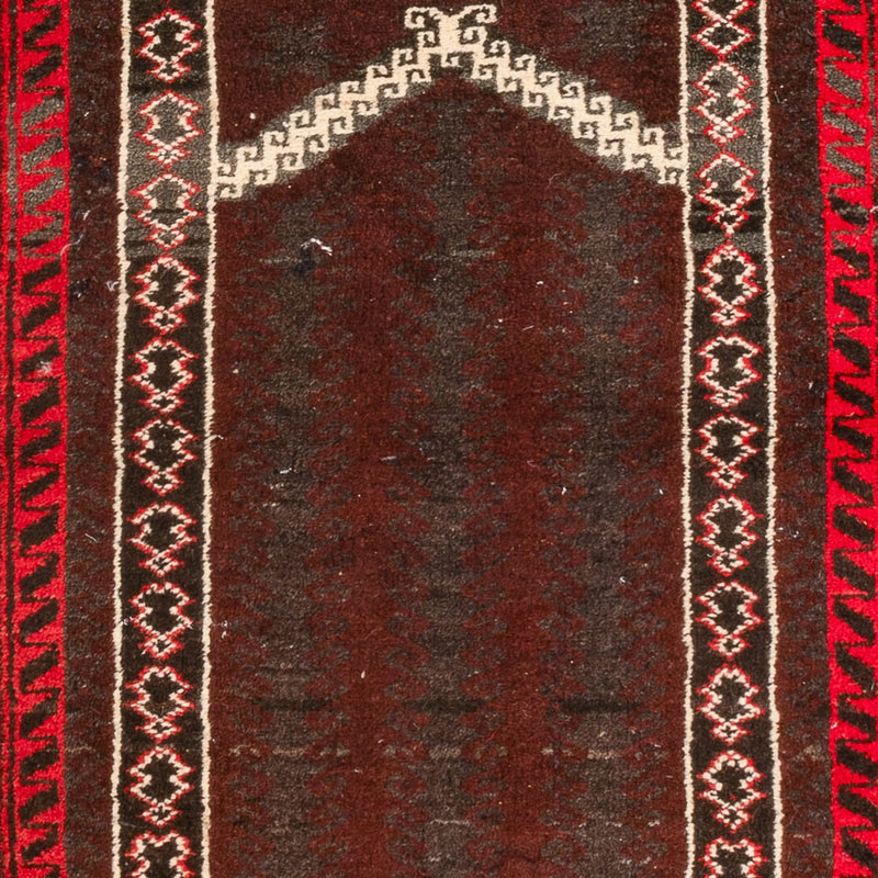 Tapis Belutsch - 147 x 97 cm - rouge foncé