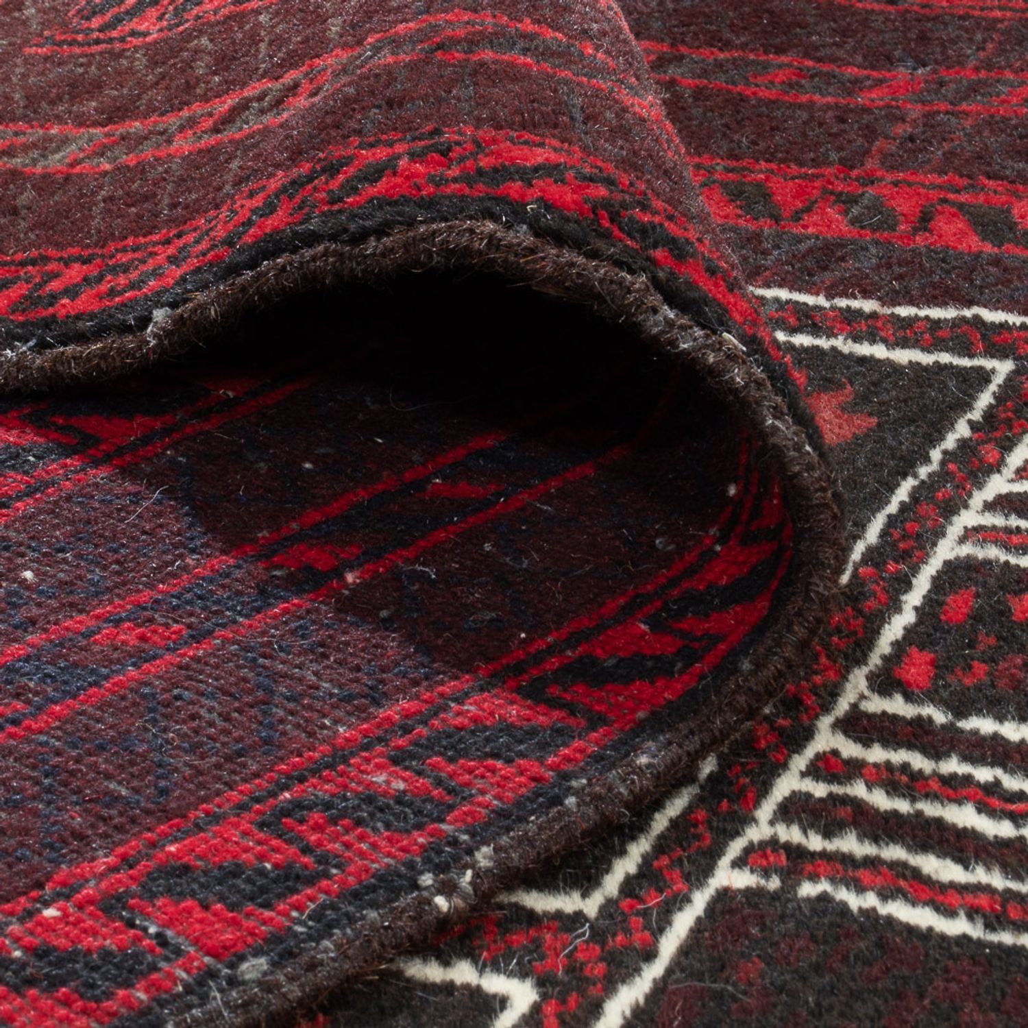 Tapis Belutsch - 147 x 97 cm - rouge foncé