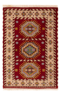 Tapis oriental - 160 x 90 cm - rouge foncé