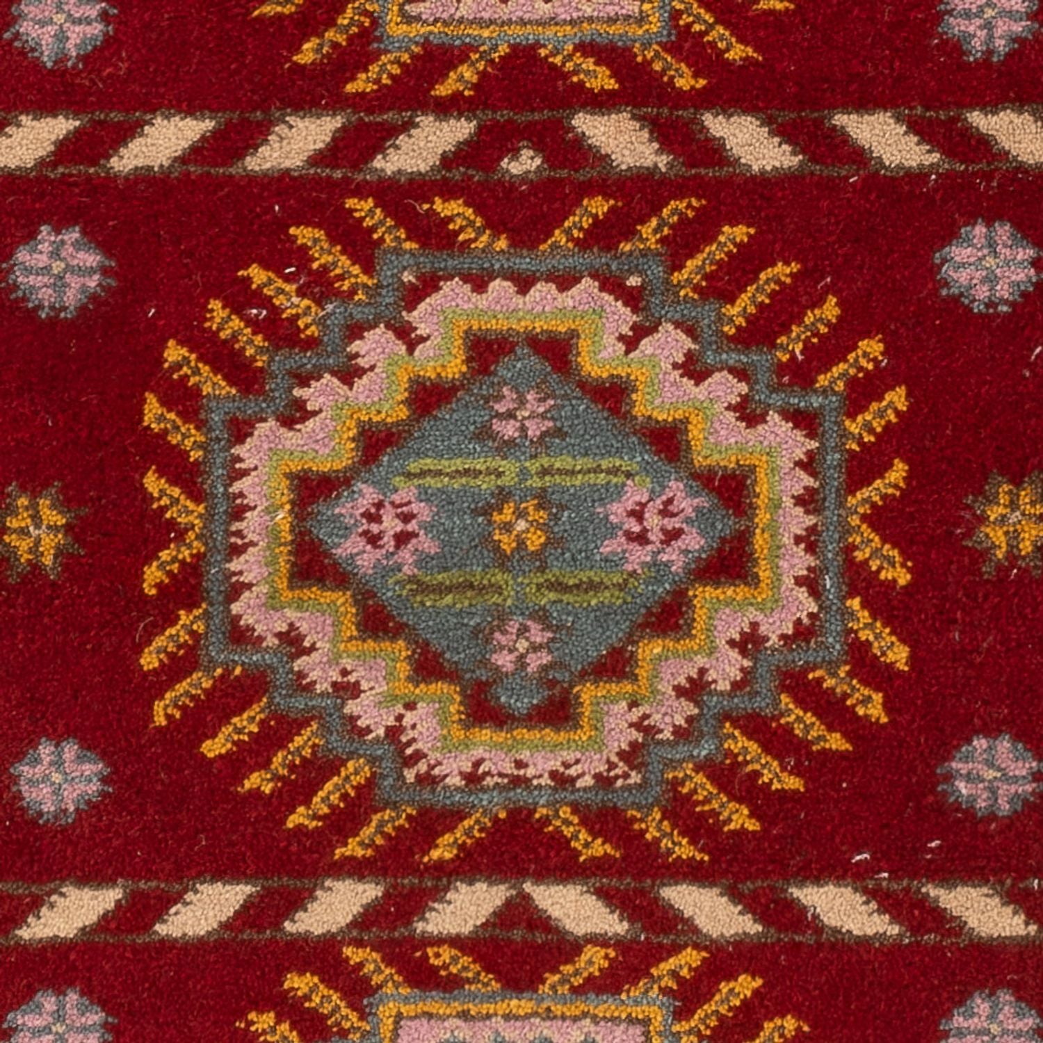 Tapis oriental - 160 x 90 cm - rouge foncé