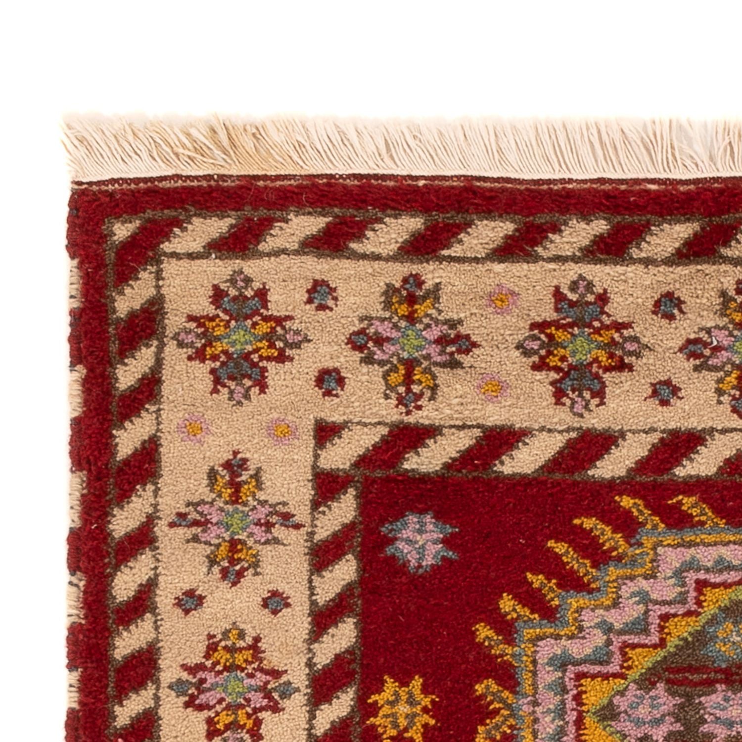 Tapis oriental - 160 x 90 cm - rouge foncé