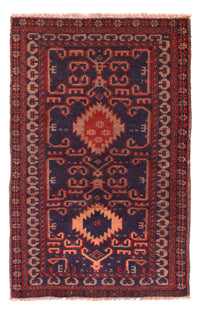 Tapis Belutsch - 120 x 60 cm - rouge bordeaux